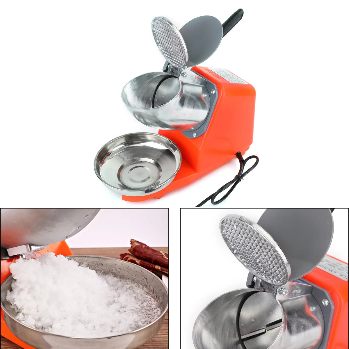 300W Electric Ice Crusher Shaved Ice Maker Q13984