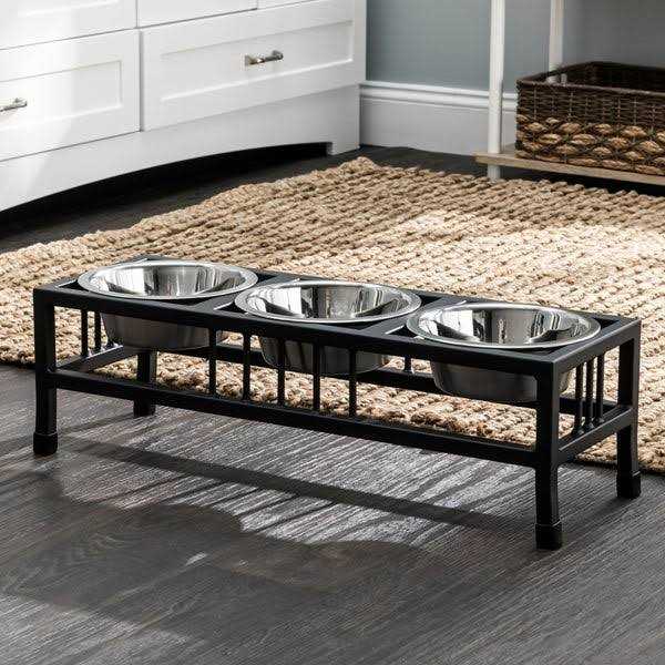 Double Raised Dog Bowl Q179
