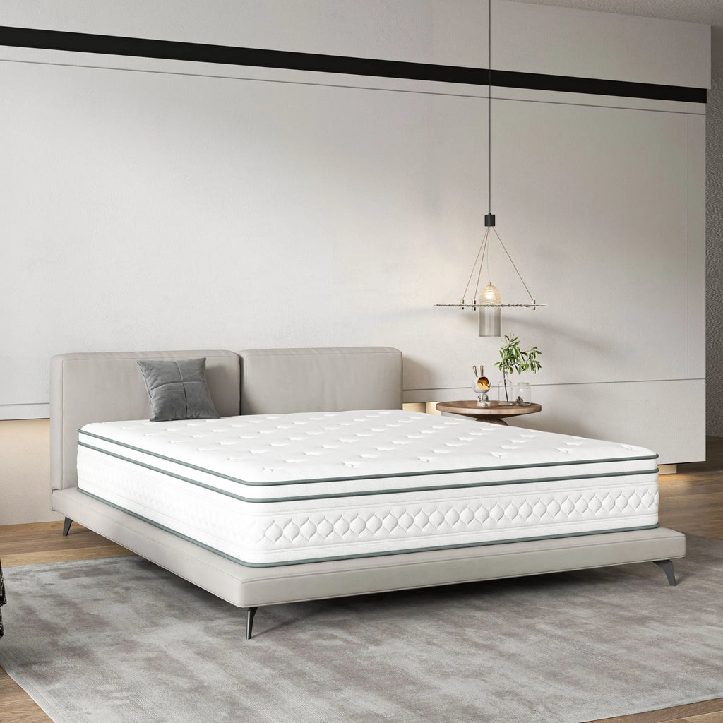 Queen 12 inch Cooling-Gel Memory Foam Innerspring Mattress N19928