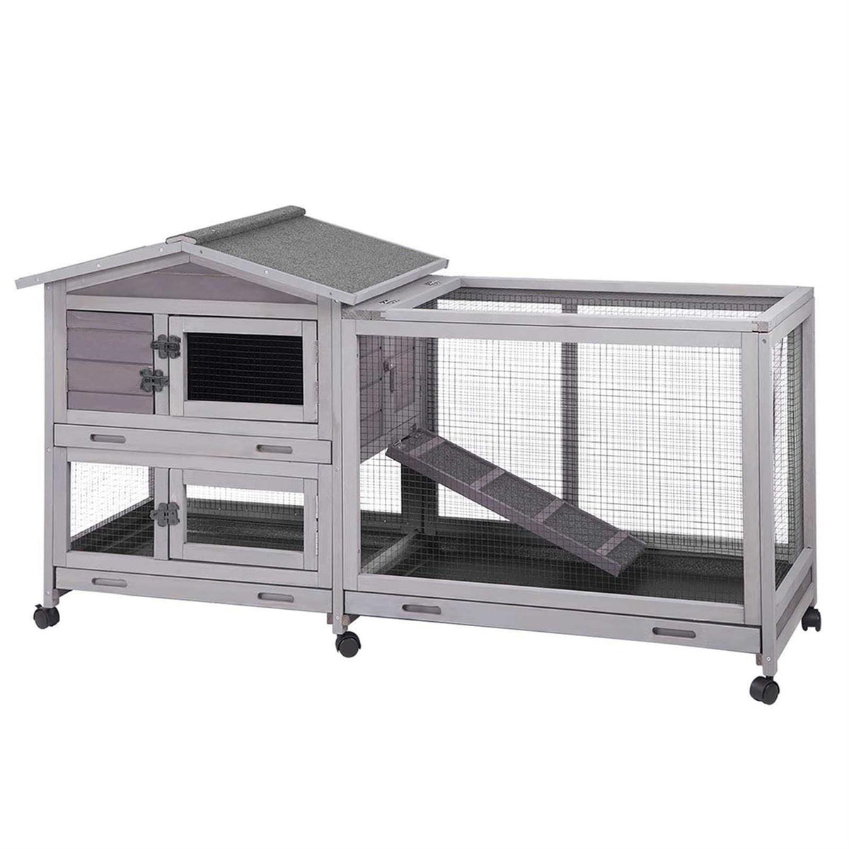 Rabbit Hutch with 3 Pull Out Tray T37589