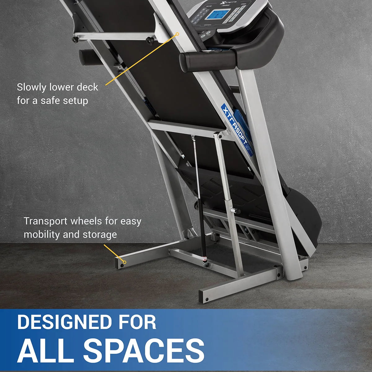 Folding Treadmill with 2.25 HP Motor and 10 Levels Incline N1396