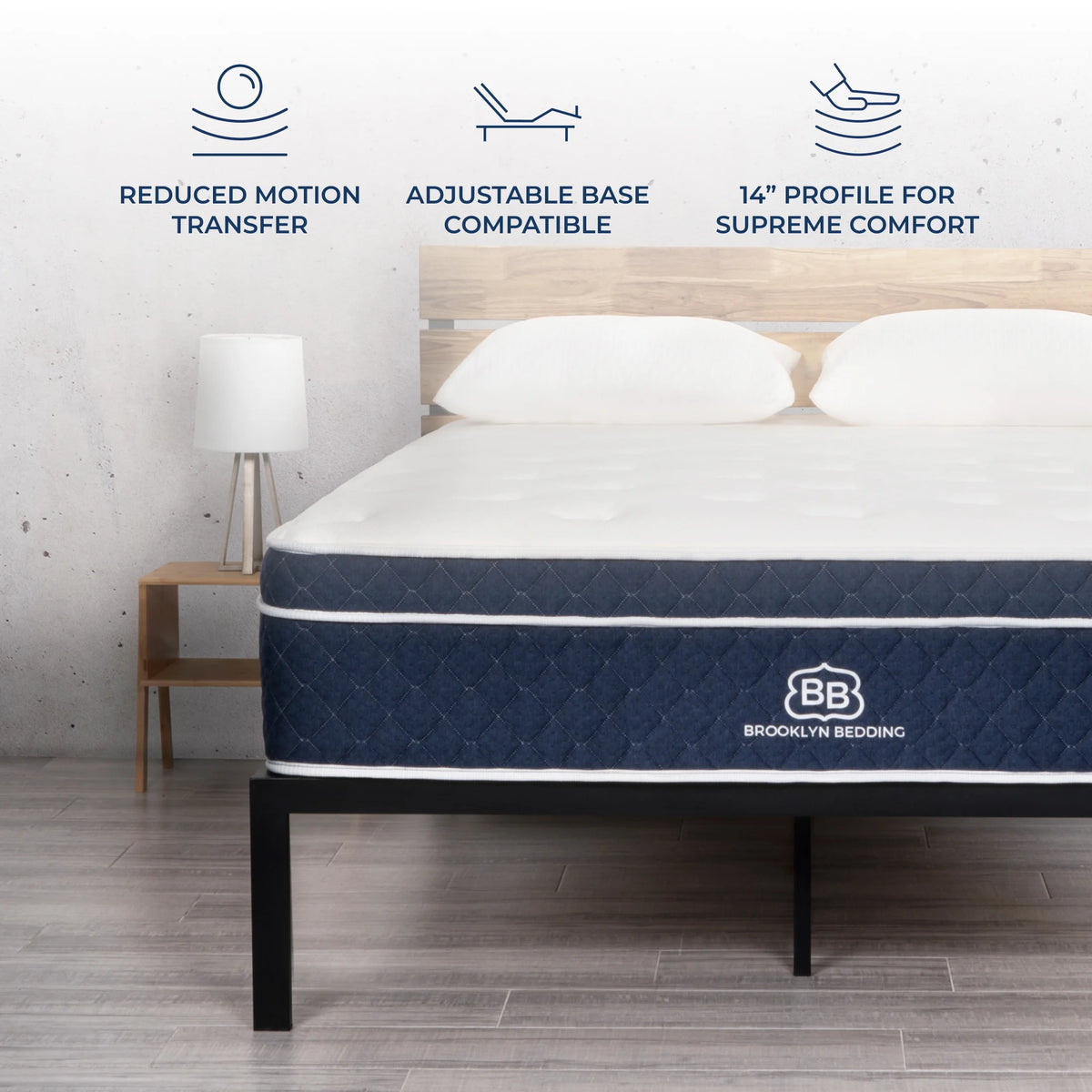 14 Plush Hybrid Mattress with Cooling Cover, Queen E870