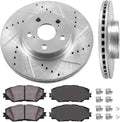 275mm 5 Lug 2 Rotors Ceramic Brake Pads Hardware M933202