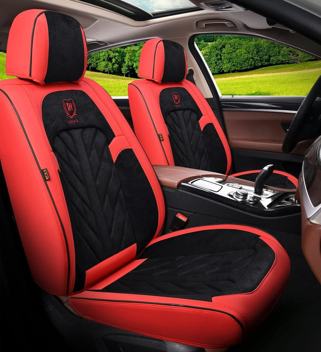 Pink 5-Seater Full Set Universal Car Seat Covers Y52486