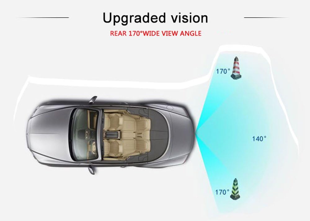 Car Third Roof Top Mount Brake Lamp Camera Rear View Backup Camera W492968