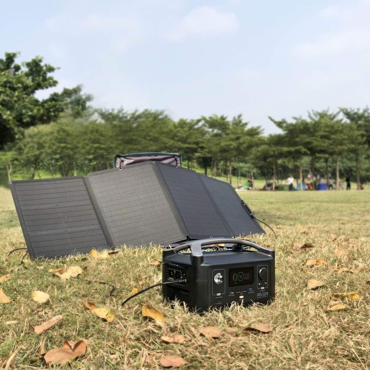 Portable Power Station 288Wh with 110W Solar Panel E52419
