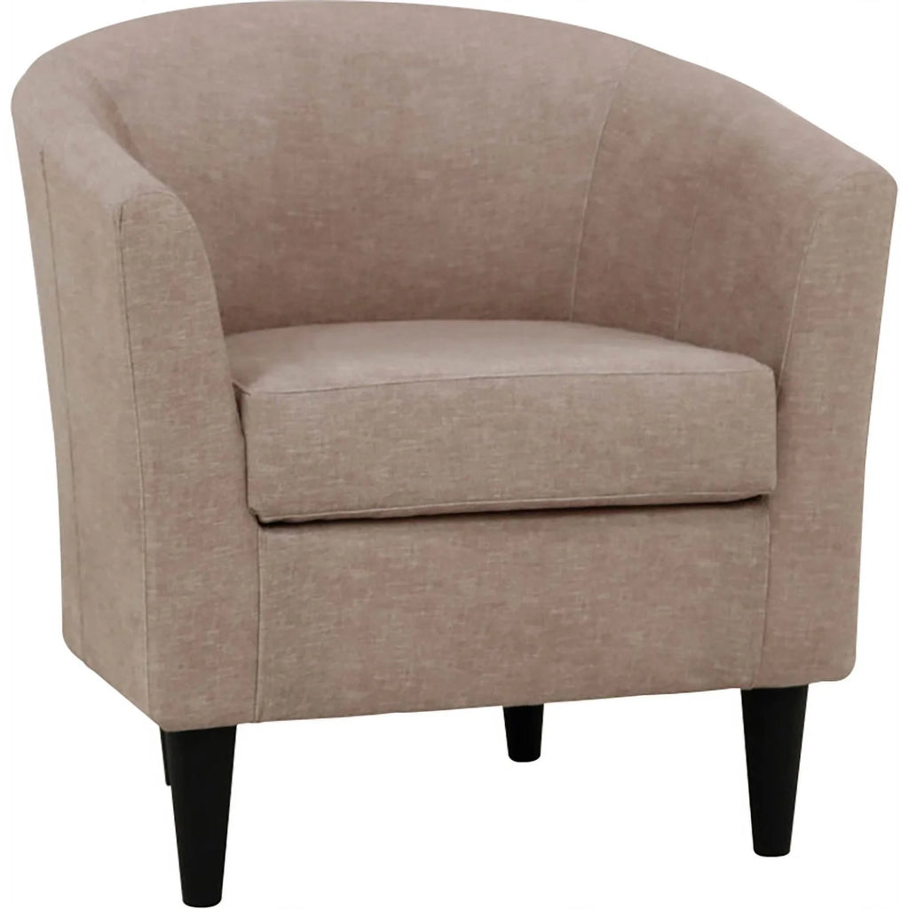 Dusty Rose Pink Fabric Club Chair F560