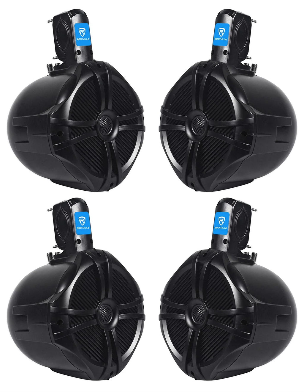 8 Black 2 Way Marine Wakeboard Tower Speakers R832954