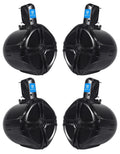 8 Black 2 Way Marine Wakeboard Tower Speakers R832954