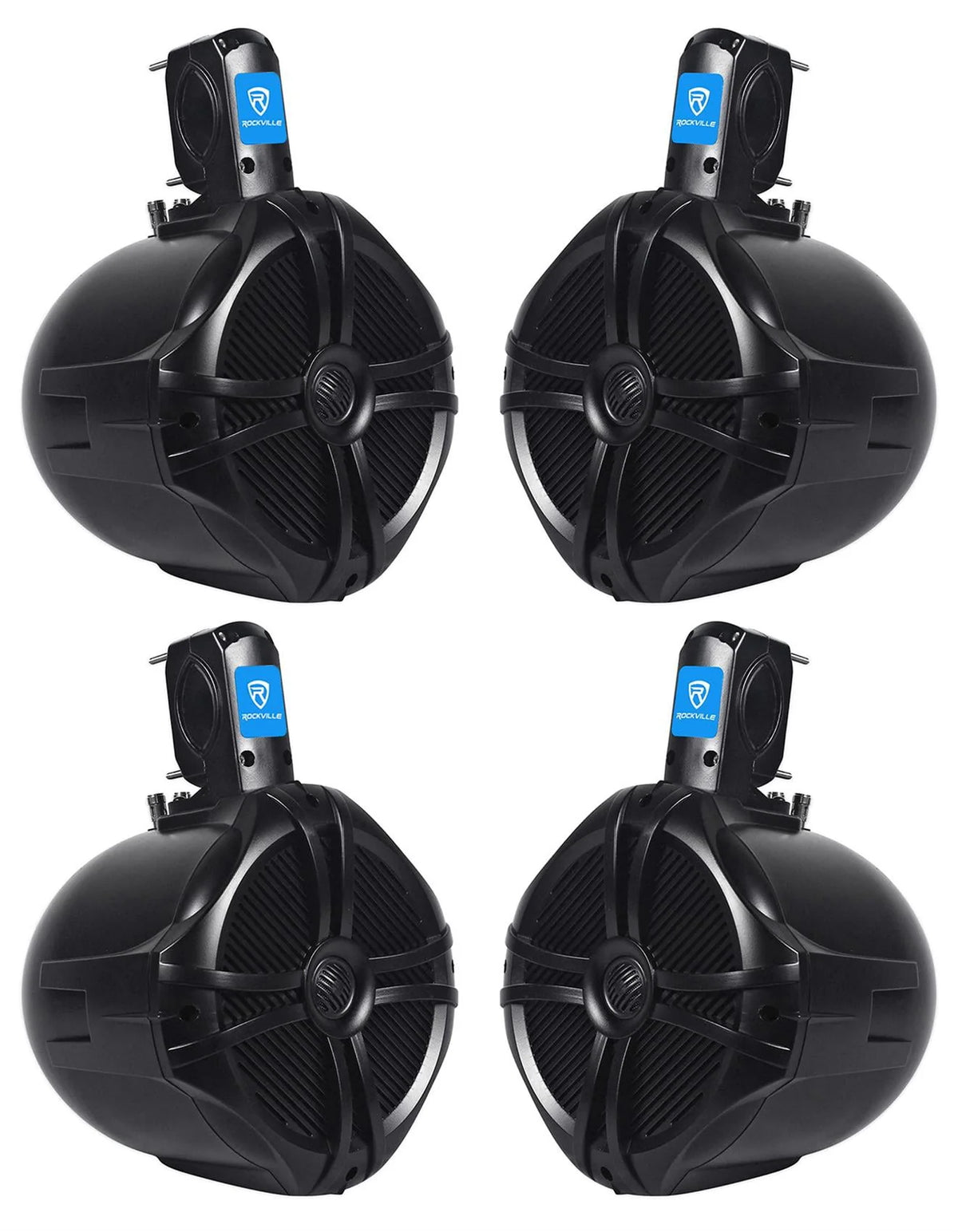 8 Black 2 Way Marine Wakeboard Tower Speakers R832954