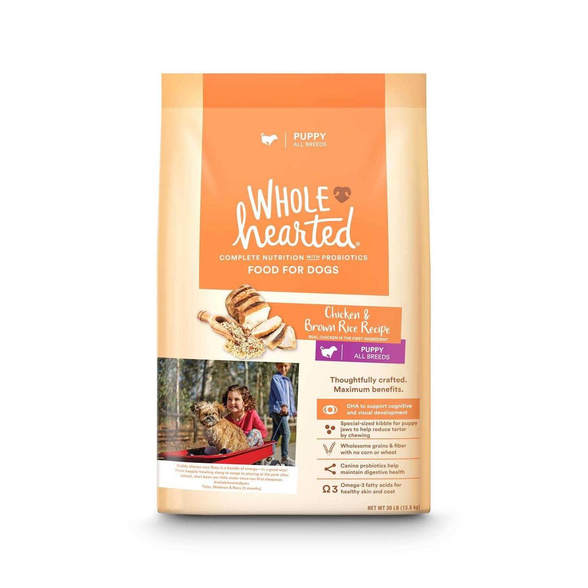 Chicken and Brown Rice Recipe Dry Puppy Food C796043