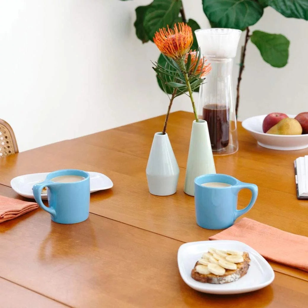 10 oz Porcelain Coffee Cups Set of 4 S74980