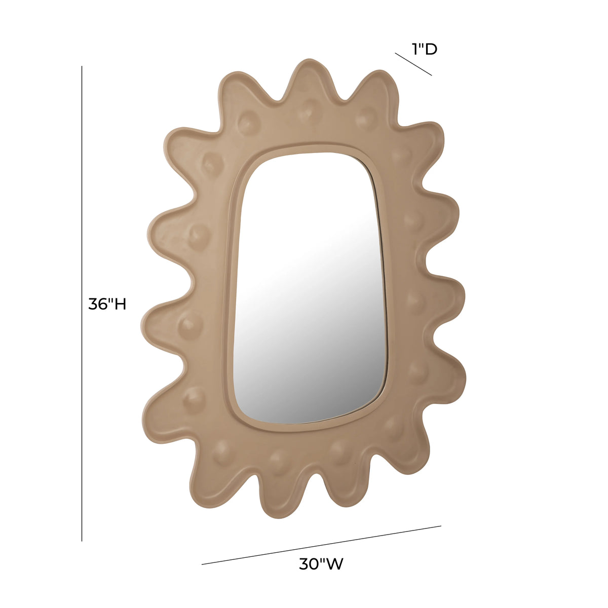 Wall Mirror in Sand L888611