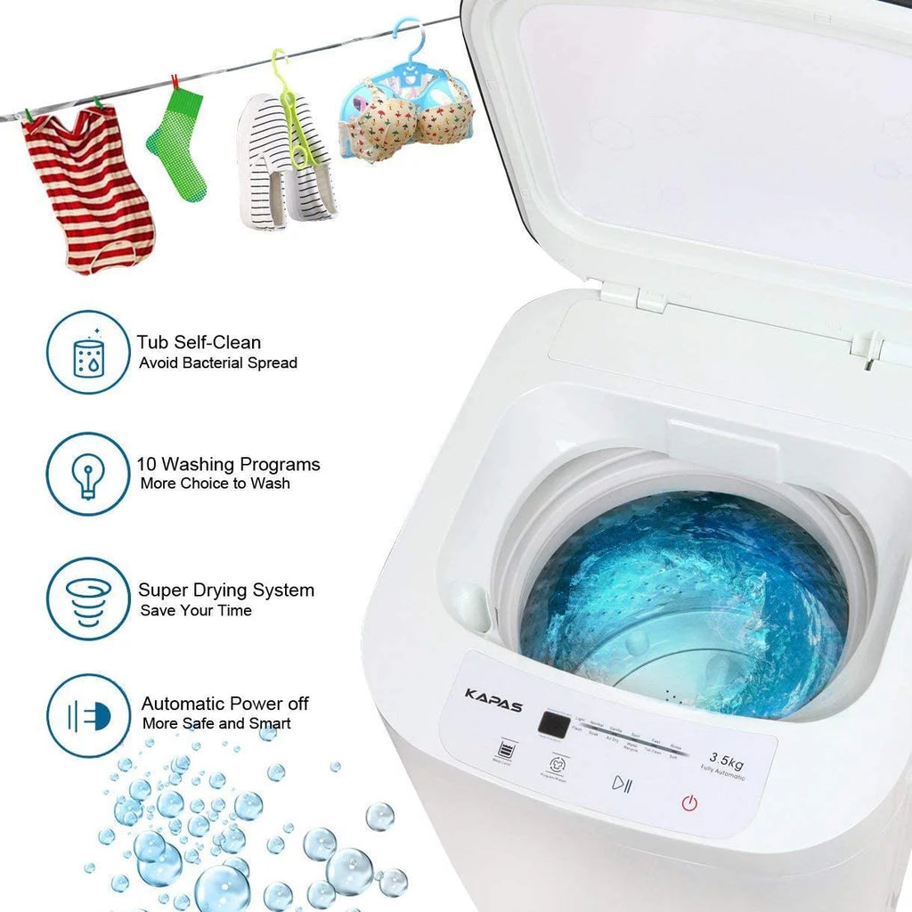 Compact 8 lbs Top Load Washer and Spin Dryer U8492