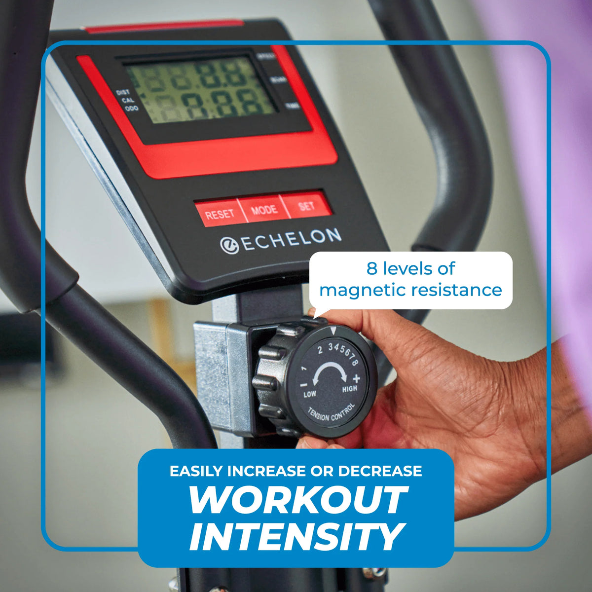 Elliptical Trainer with 8 Levels of Magnetic Resistance H99848