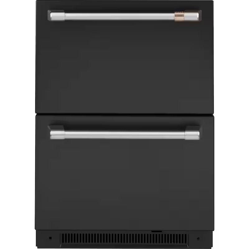 5.7 cu. ft. Matte Black Undercounter Dual-Drawer Refrigerator W22482