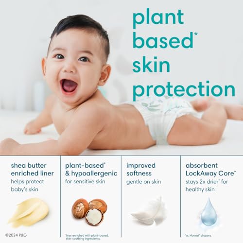 Size 5 Hypoallergenic Disposable Baby Diapers J1915