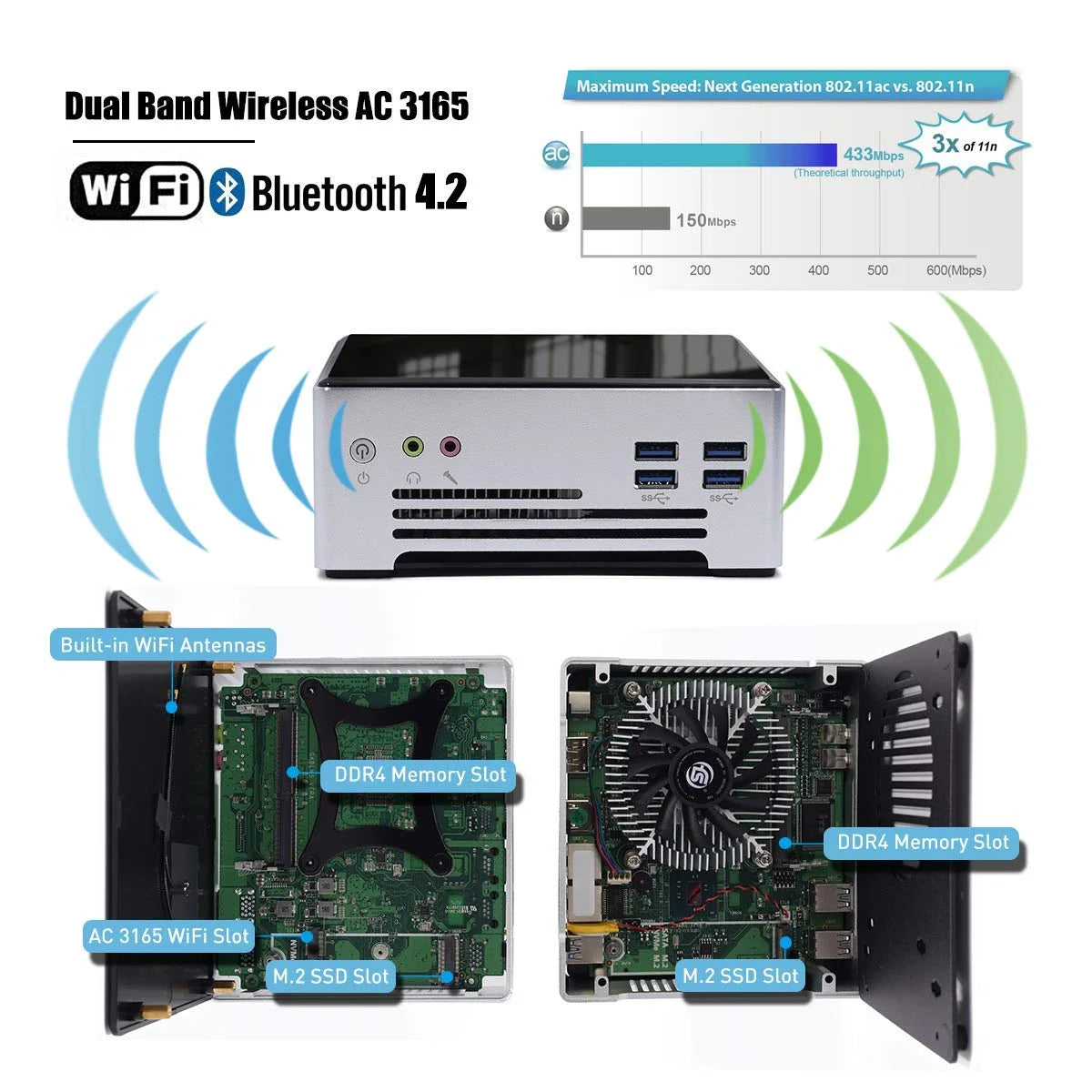 Mini PC Octa Core i9 16GB RAM 1TB SSD H110716
