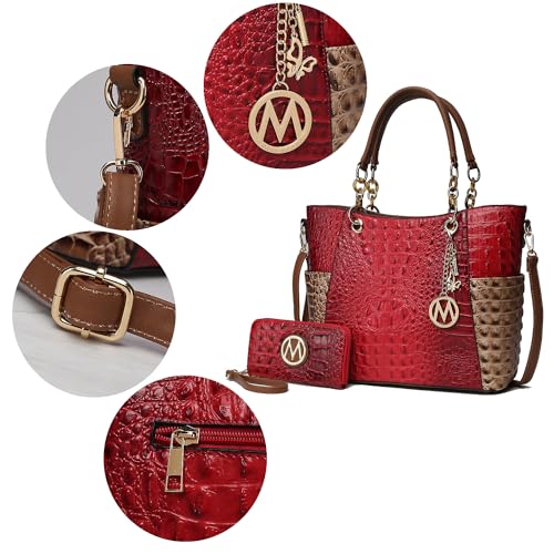 Tote Bag Set with Wallet Vegan Leather H731