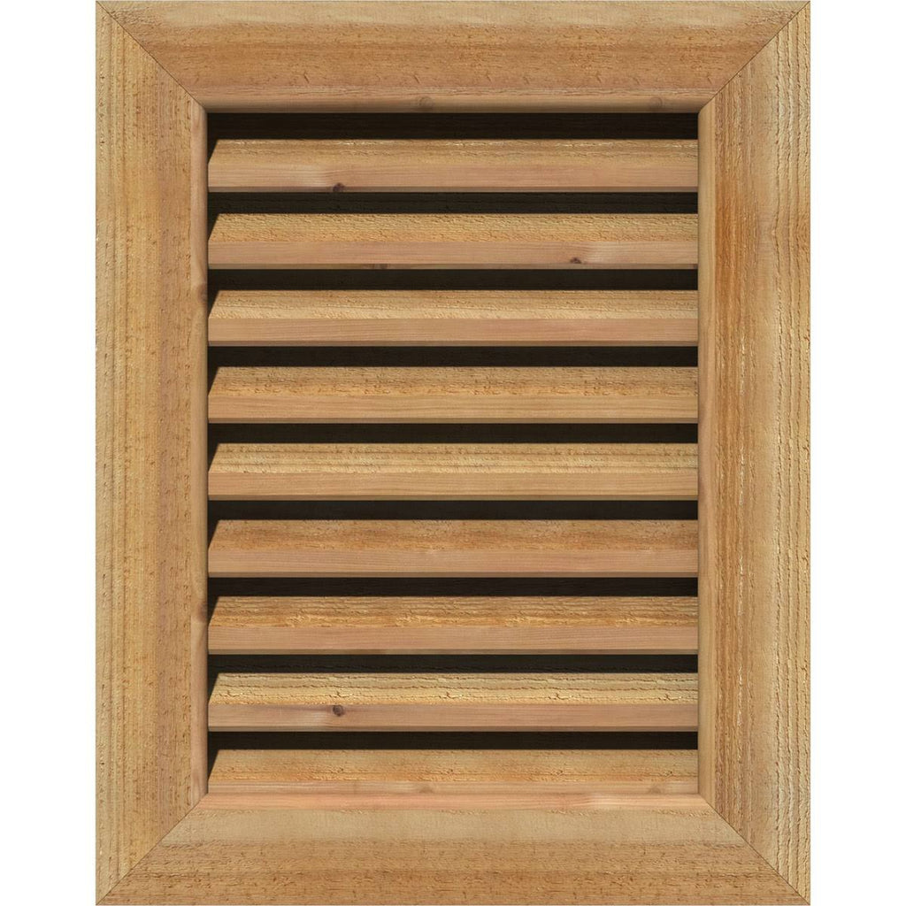 Unfinished Functional Rough Vertical Gable Vent T459042