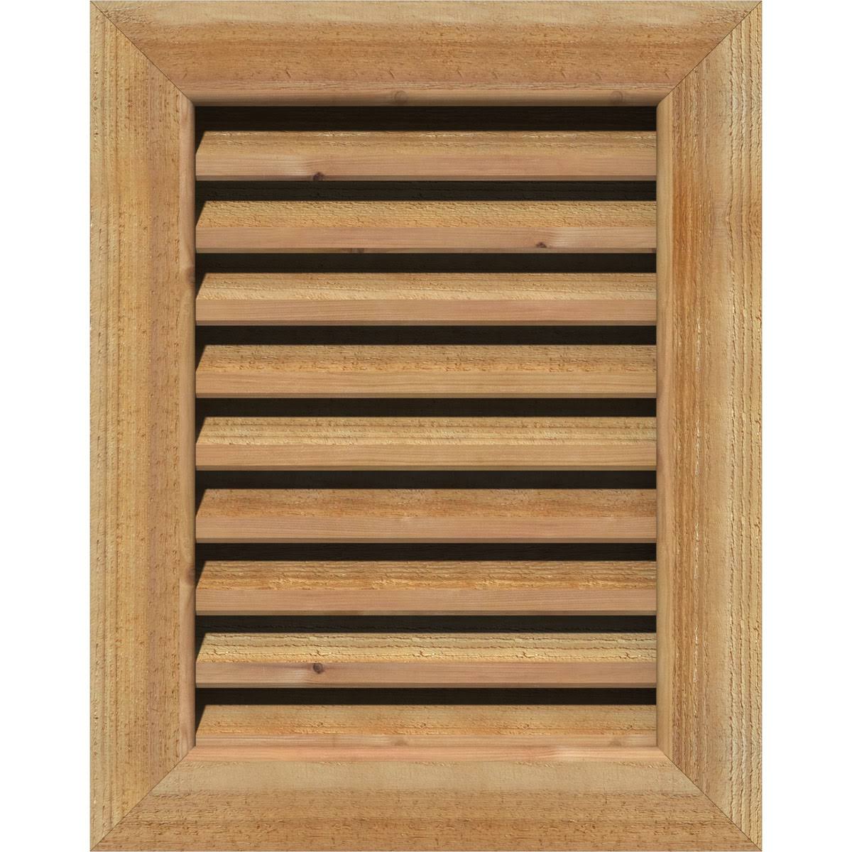 Unfinished Functional Rough Vertical Gable Vent T459042