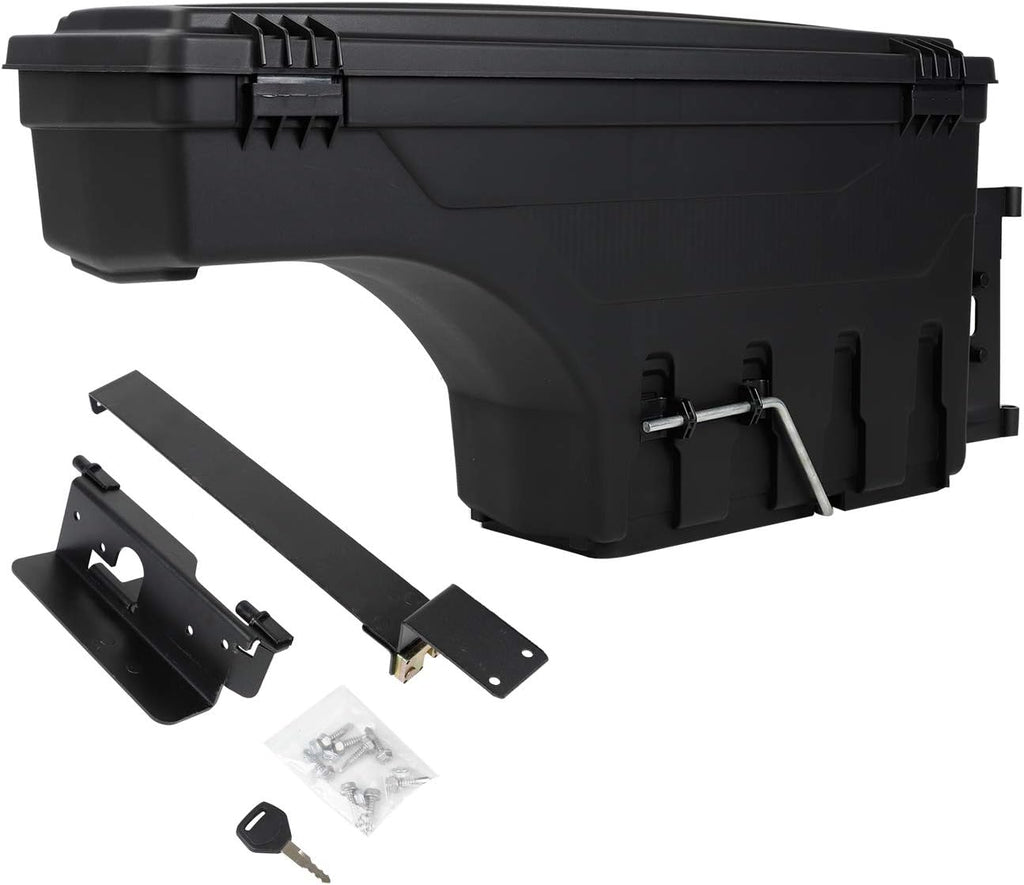 Truck Bed Wheel Well Storage Case Tool Box Lockable Storage Box P6414