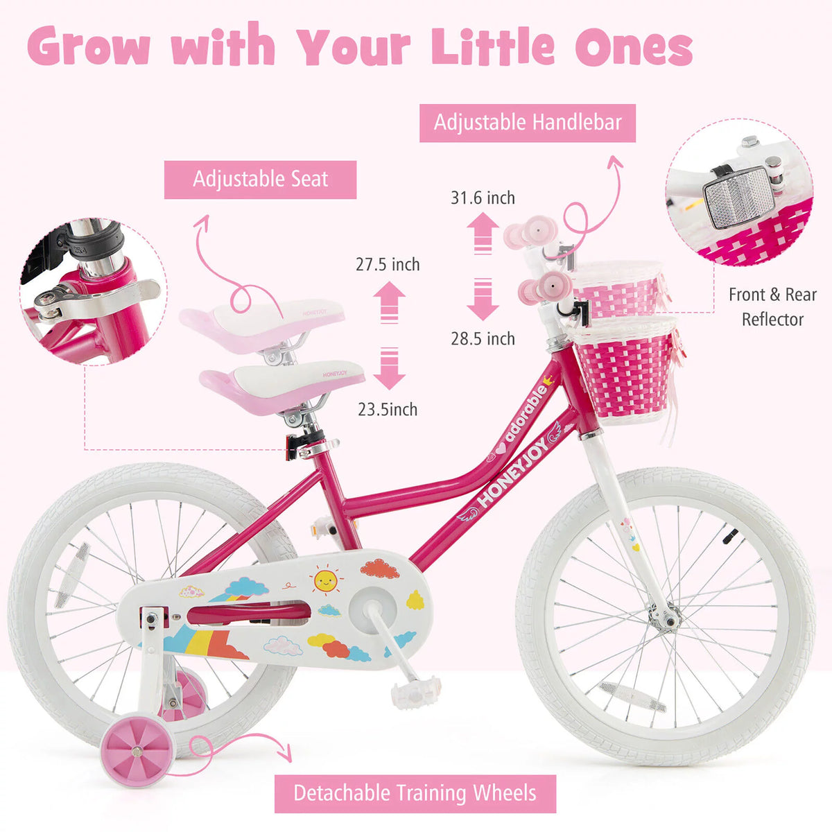 18'' Kids Bike with Training Wheels I60552