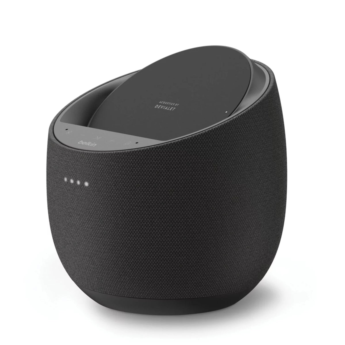 Portable Bluetooth Speaker with Wireless Phone Charger, Black R89139