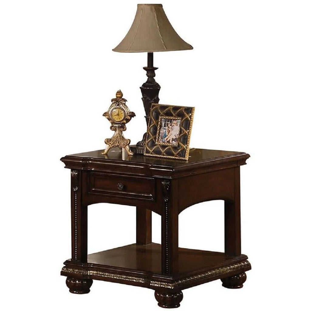 2-Piece Rectangular End Table Set in Cherry W82753
