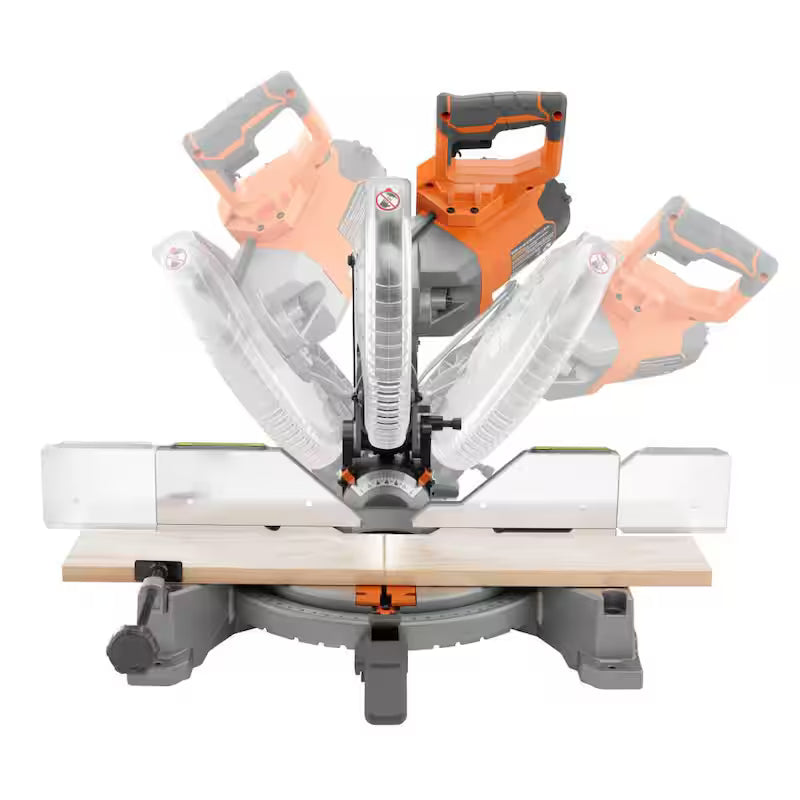 10 in. Corded Dual Bevel Miter Saw with LED Cut Line Indicator D844084
