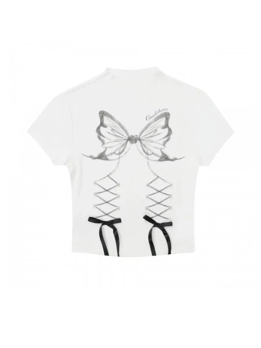 Ribbon Butterfly Shirts B629700