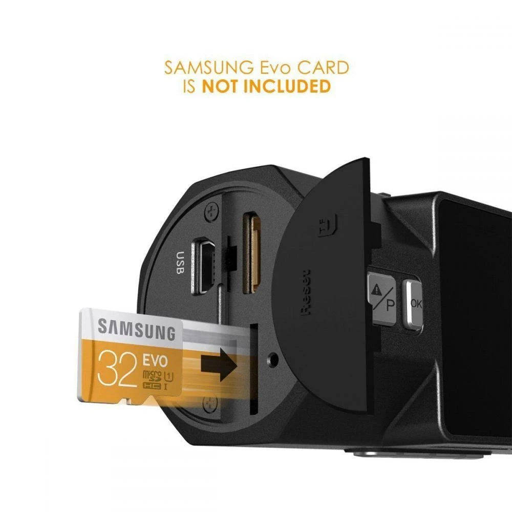 Dual Dash Cam 1080p FHD Front and Back Wide Angle Z231