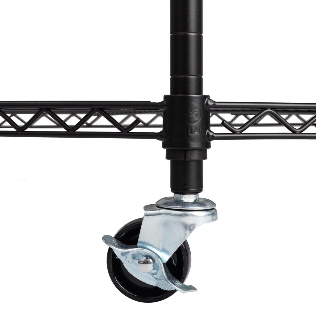 6-Tier Black Wire Shelving Rack N81333