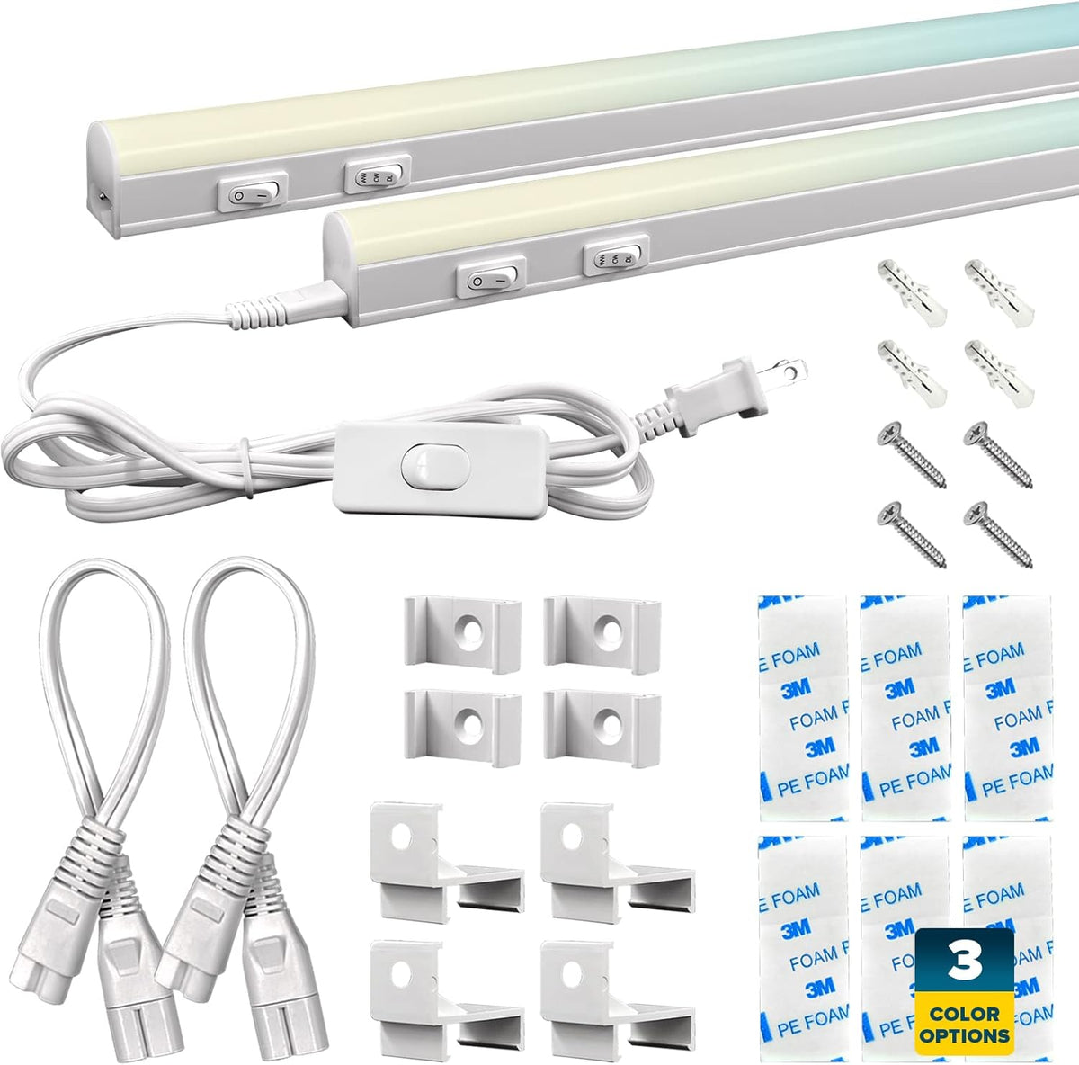 34 Inch 3 PCS LED Under Cabinet Light Kit T284647
