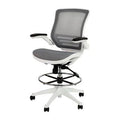 Transparent Ergonomic Mesh Drafting Chair Q907649