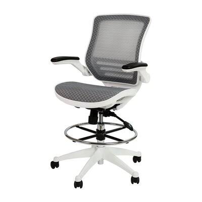 Transparent Ergonomic Mesh Drafting Chair Q907649