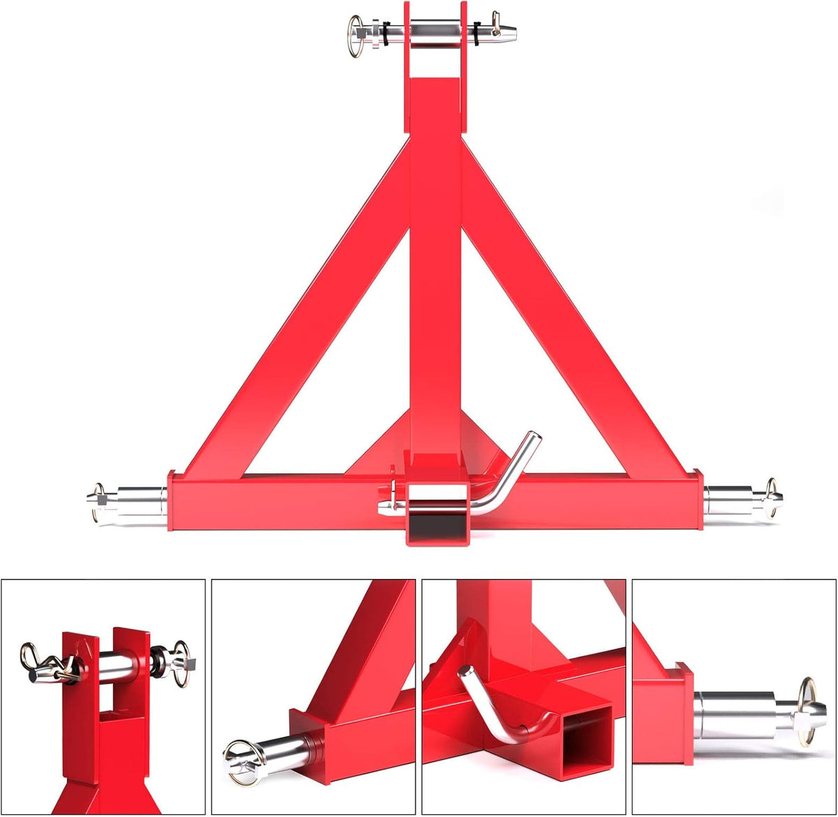3 Point 2 Hitch Receiver Adapter Drawbar Trailer Adapter T2733