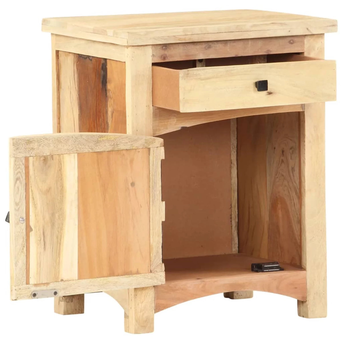 Solid Reclaimed Wood Bedside Cabinet D33248
