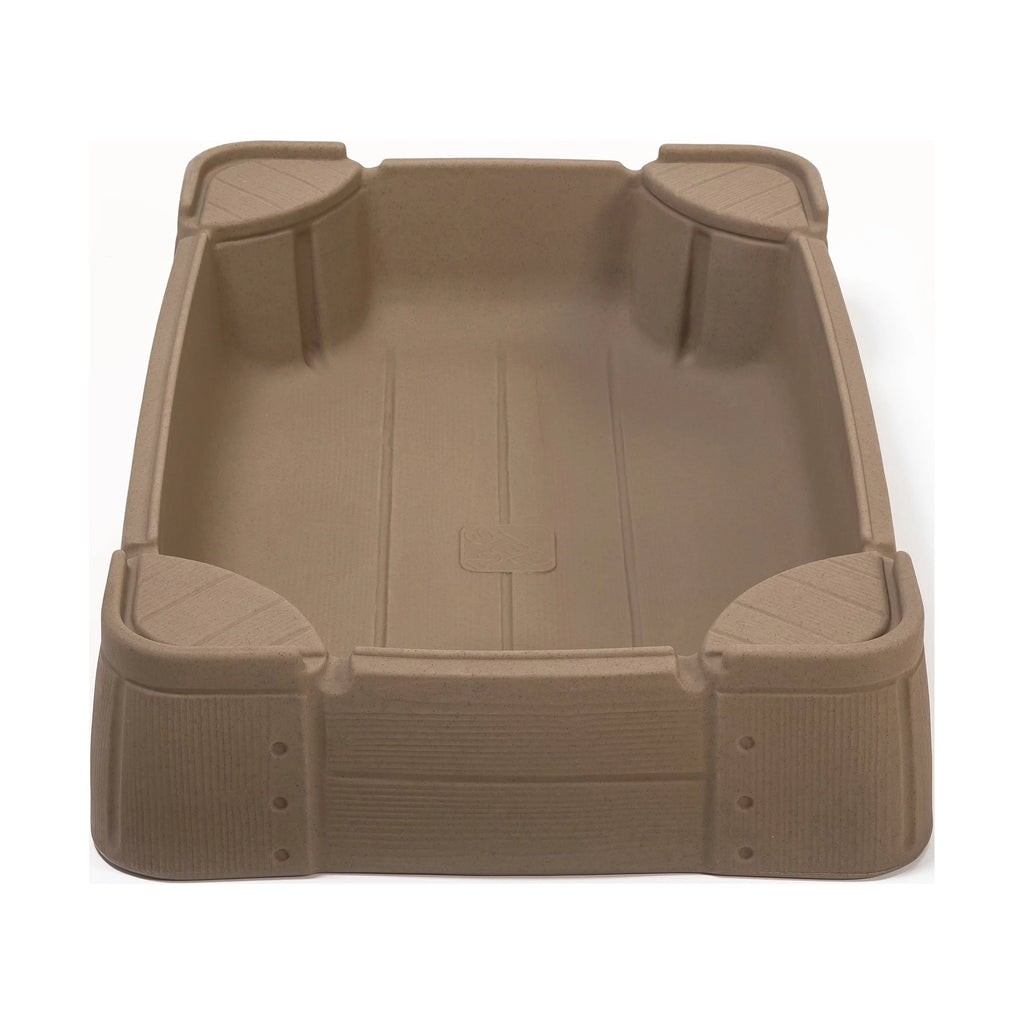 Brown Plastic Kids Sandbox with Cover R5915