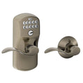 Antique Pewter Accent Keypad Lever with Plymouth Trim S368