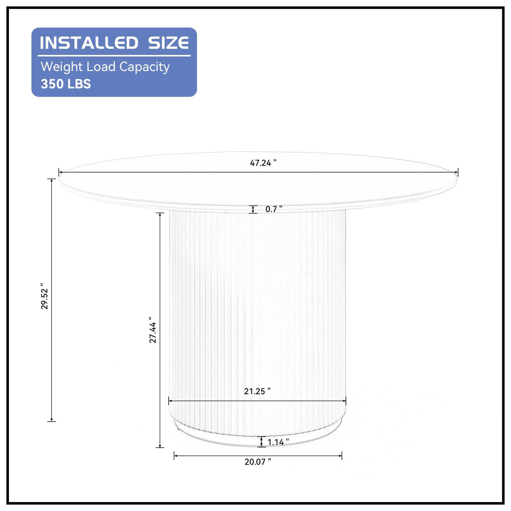 Round MDF Table A50672