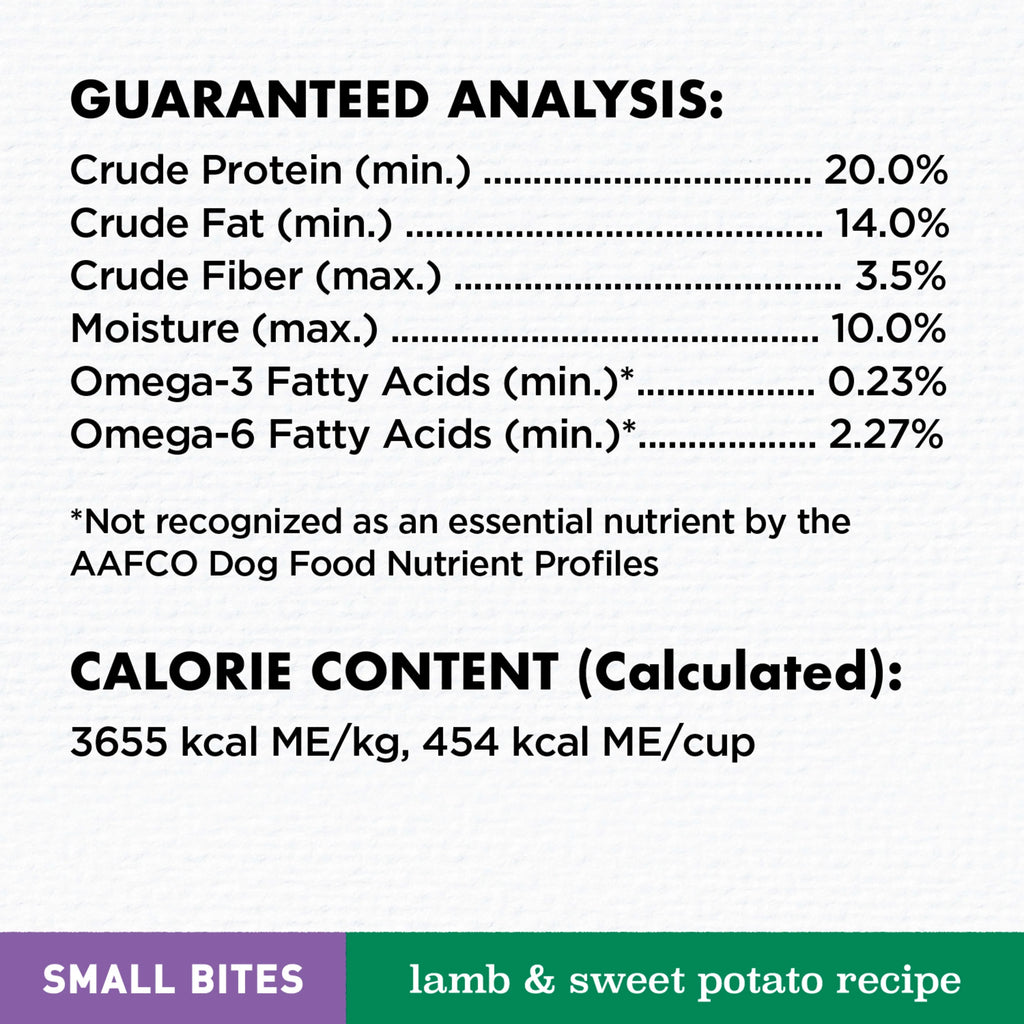 Limited Ingredient Diet Adult Dry Dog Food, Lamb & Sweet Potato, 22 Lb. Bag M8723