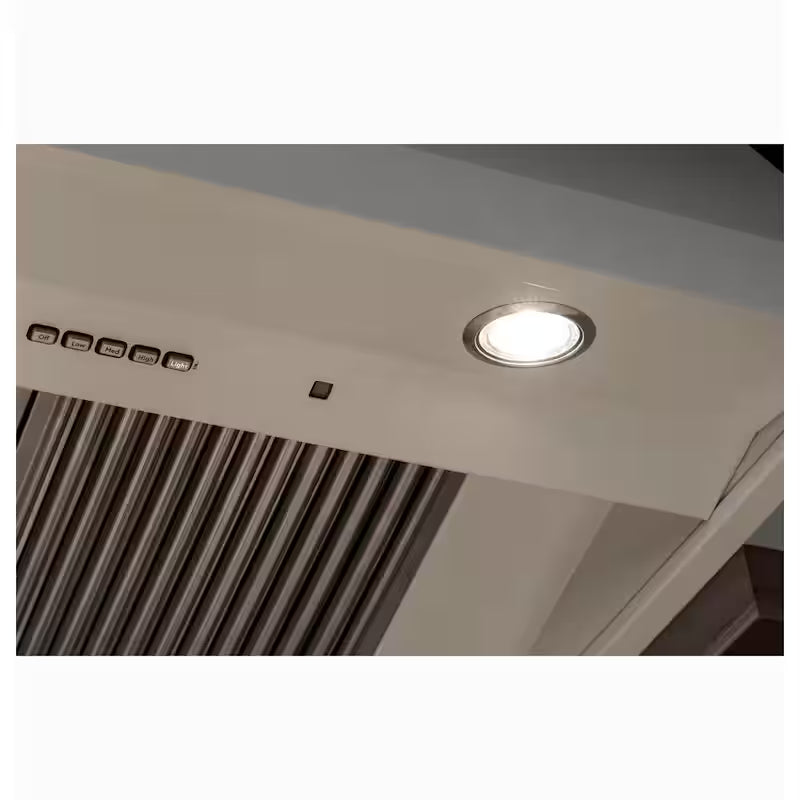 30 in. Wall Mount Range Hood with Light in Matte White X348007