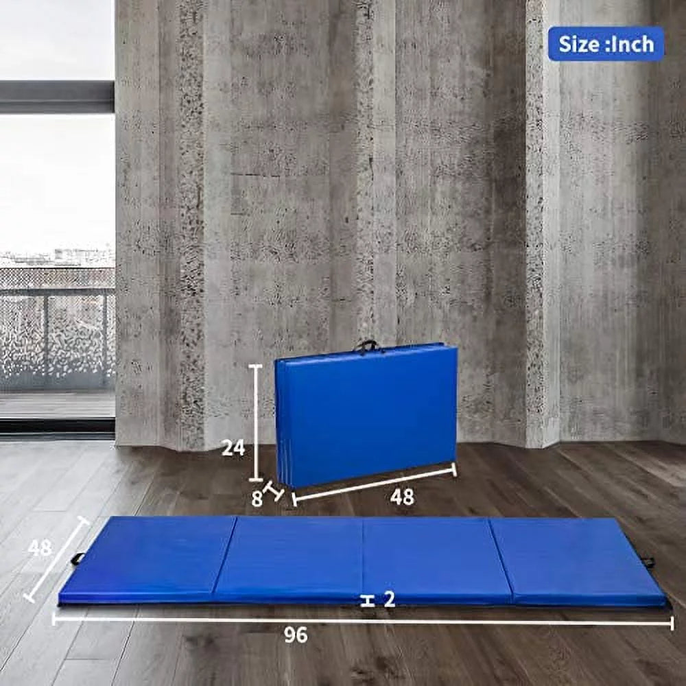 Folding Panel Gymnastics Mat 4'x8'x2 L94196
