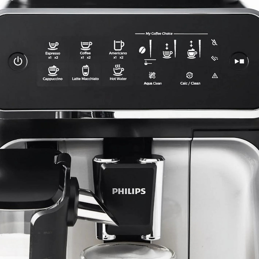 Fully Automatic Espresso Machine with LatteGo, Silver X3739