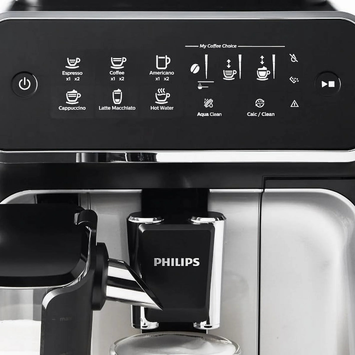 Fully Automatic Espresso Machine with LatteGo, Silver X3739