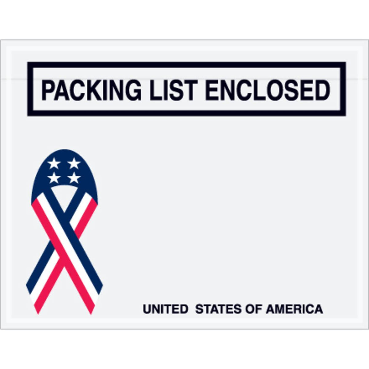 Ribbon Packing List Enclosed Envelopes N678