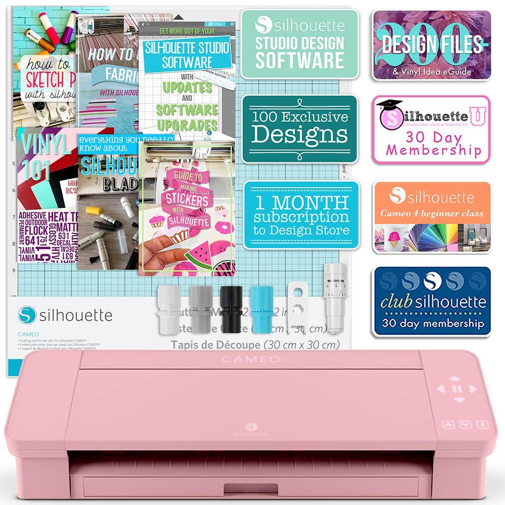 Blush Pink Cameo 4 with 26 Glossy Sheets, Guides, and 24 Sketch Pens G1468
