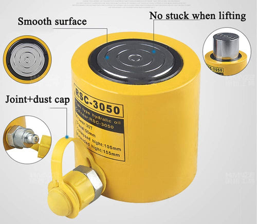 10 ton Hydraulic Jack Cylinder Short Type 50mm K598