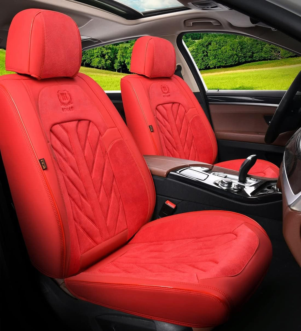 Pink 5-Seater Full Set Universal Car Seat Covers Y52486